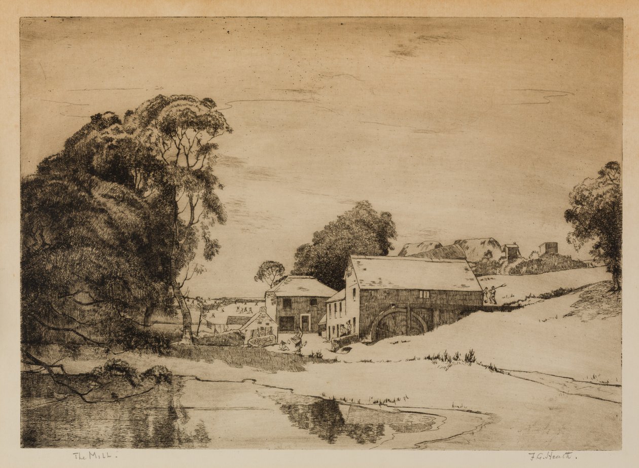 Clapper Mill, Lamorna door Frank Gascoigne Heath