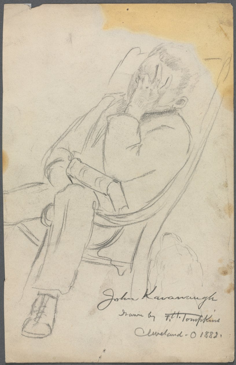 Schets van John Kavanaugh door Frank H. Tompkins