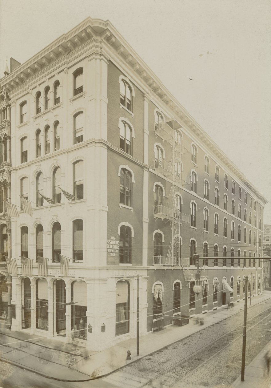 S.S. White Gebouw door Frank Hamilton Taylor