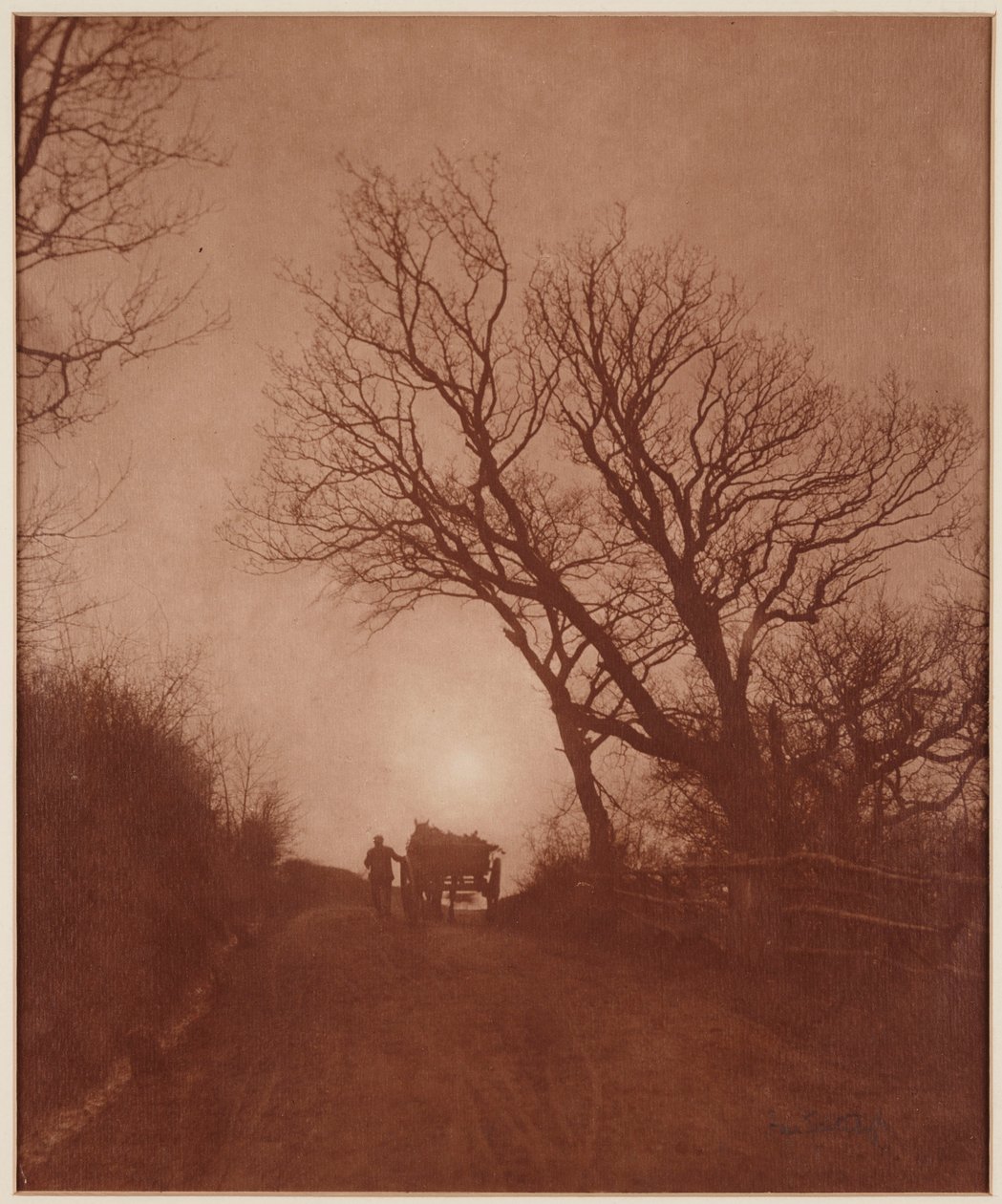 November door Frank Meadow Sutcliffe