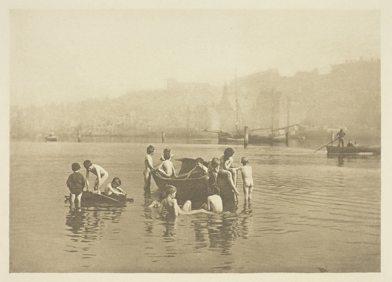 Waterratten door Frank Meadow Sutcliffe