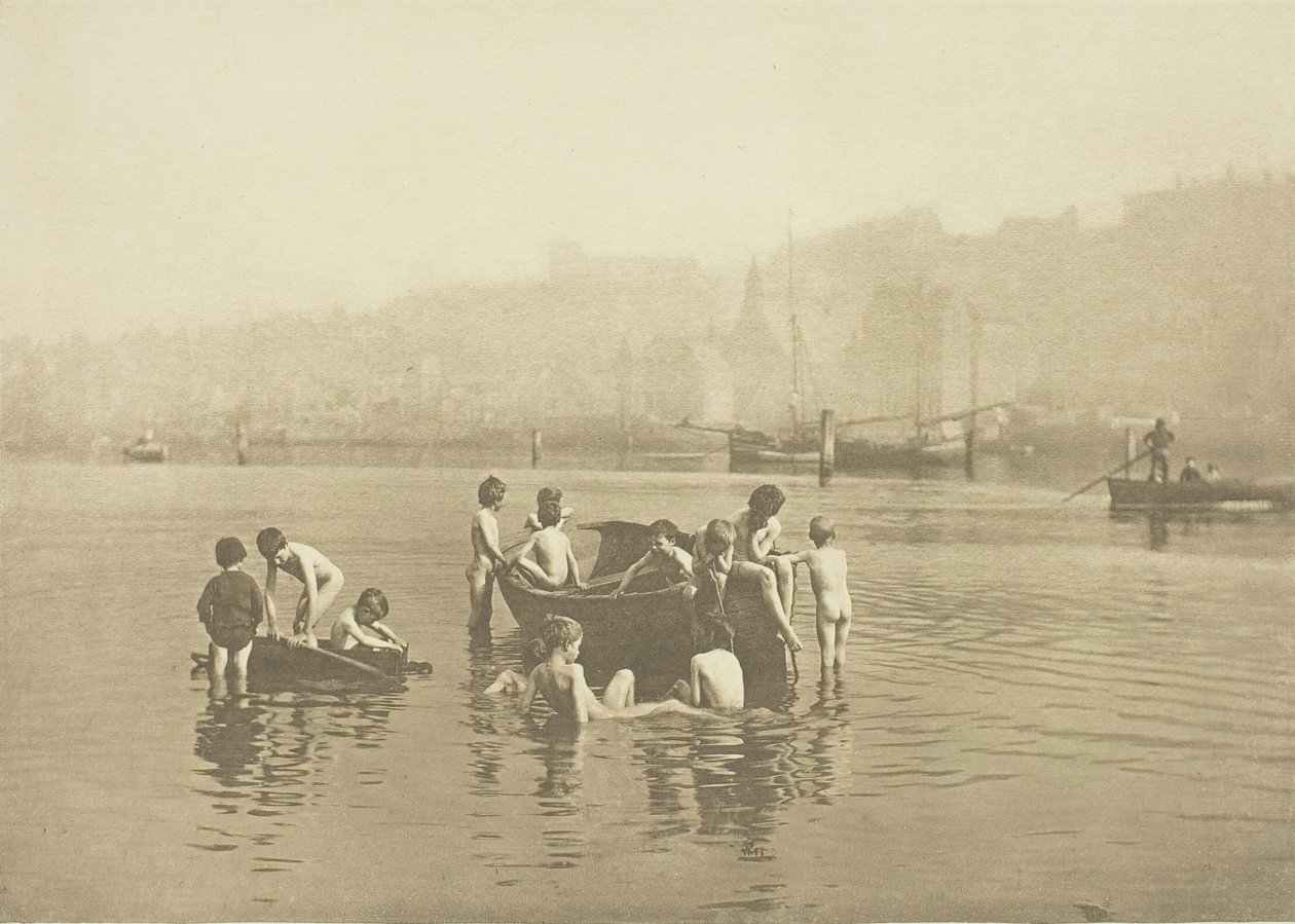 Waterratten, 1886, gedrukt juli 1991 door Frank Meadow Sutcliffe