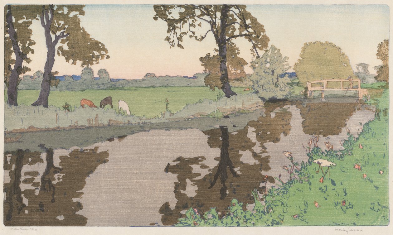 Wiston Rivier door Frank Morley Fletcher