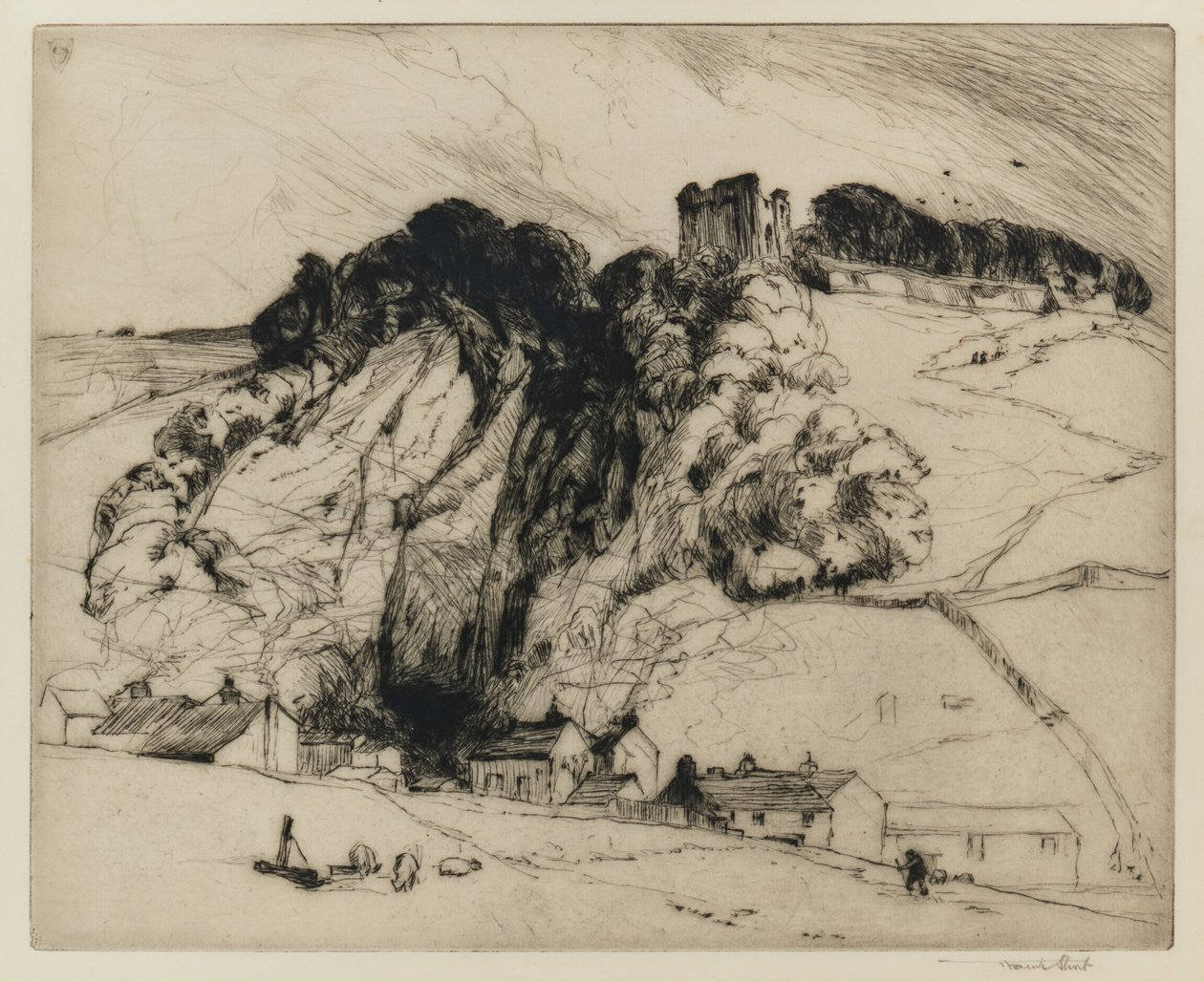 Landschap door Frank Short