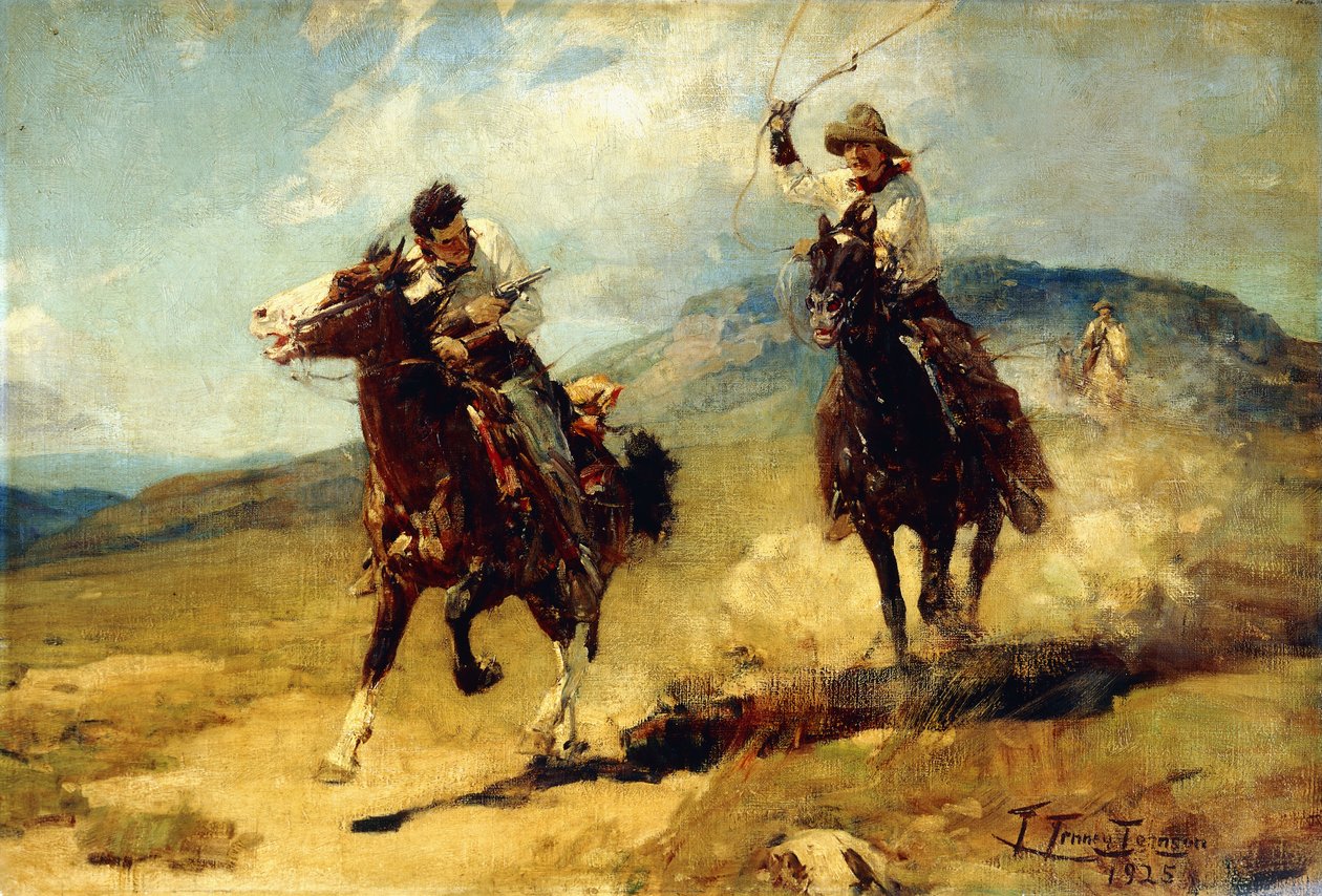 De Paardendief door Frank Tenney Johnson
