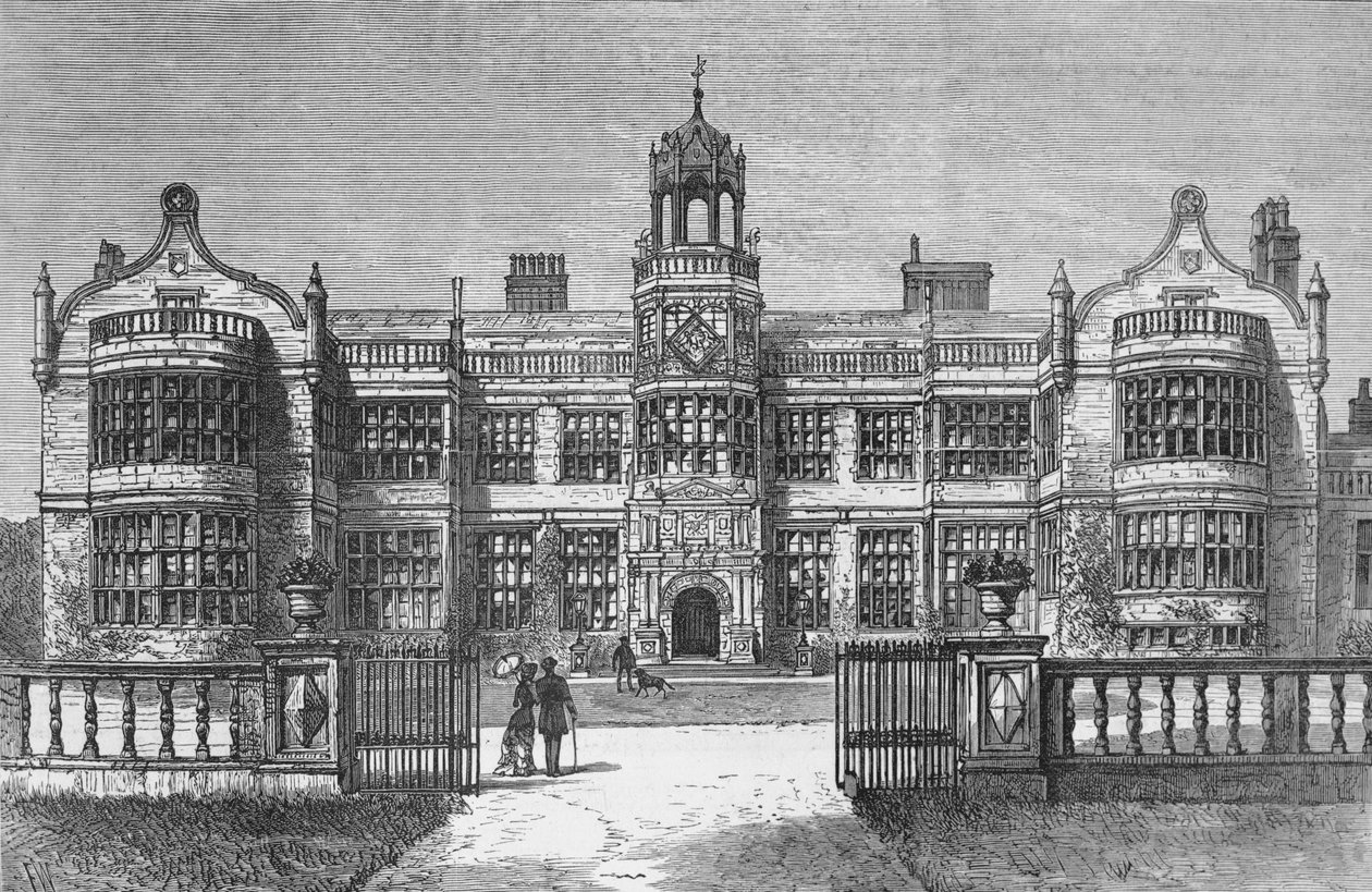 Ingestre Hall, Staffordshire, 1882 door Frank Watkins