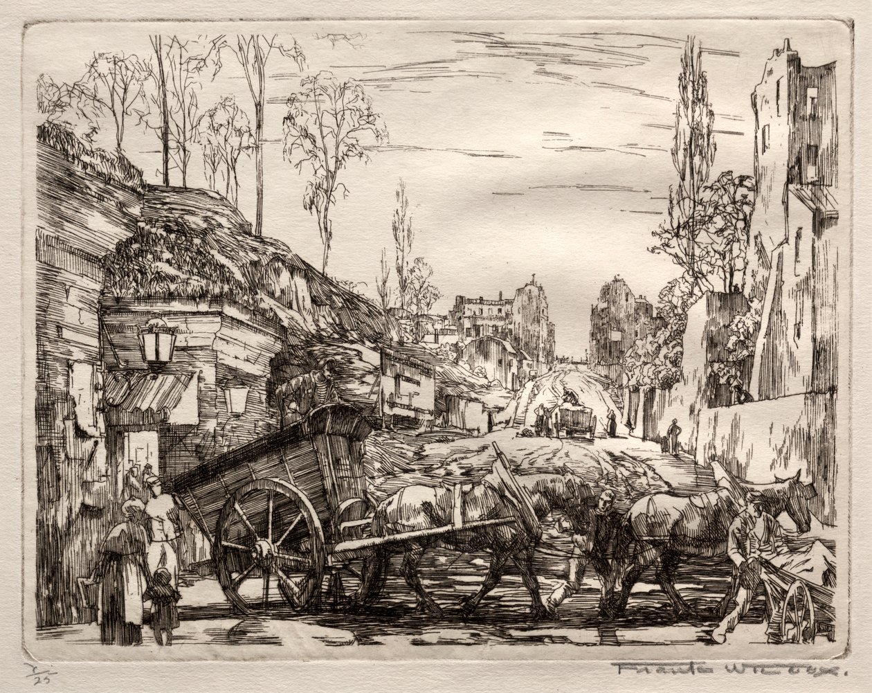 Parijse Poort door Frank Wilcox