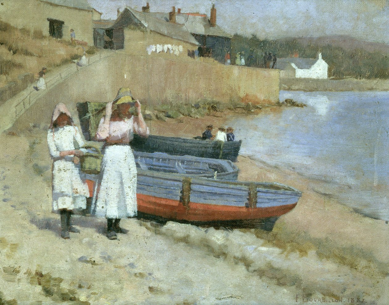 Over het Strand door Frank Wright Bourdillon