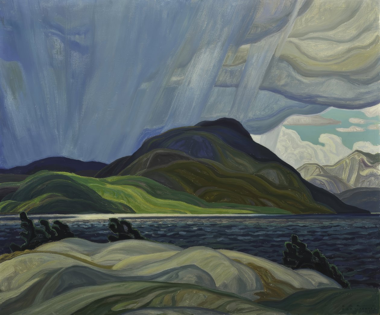 Meer Wabagishik door Franklin Carmichael