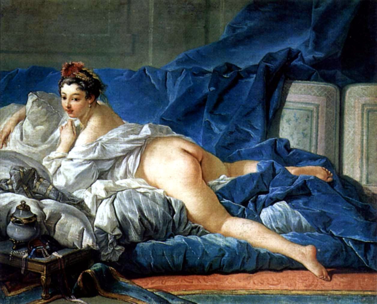 Bruine Odalisk door François Boucher