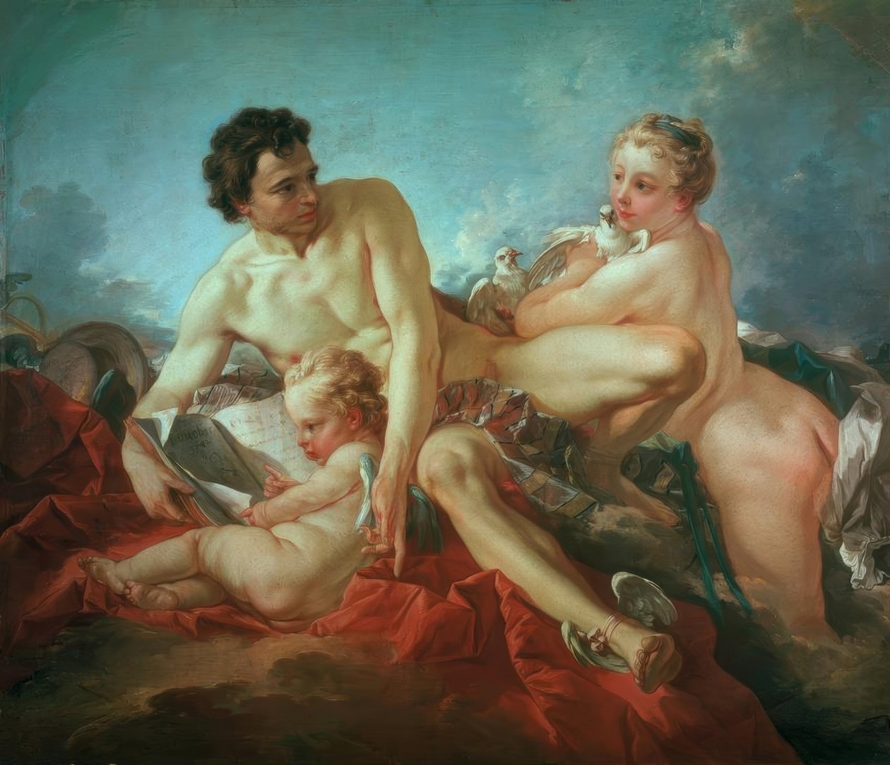 De opvoeding van Amor door François Boucher