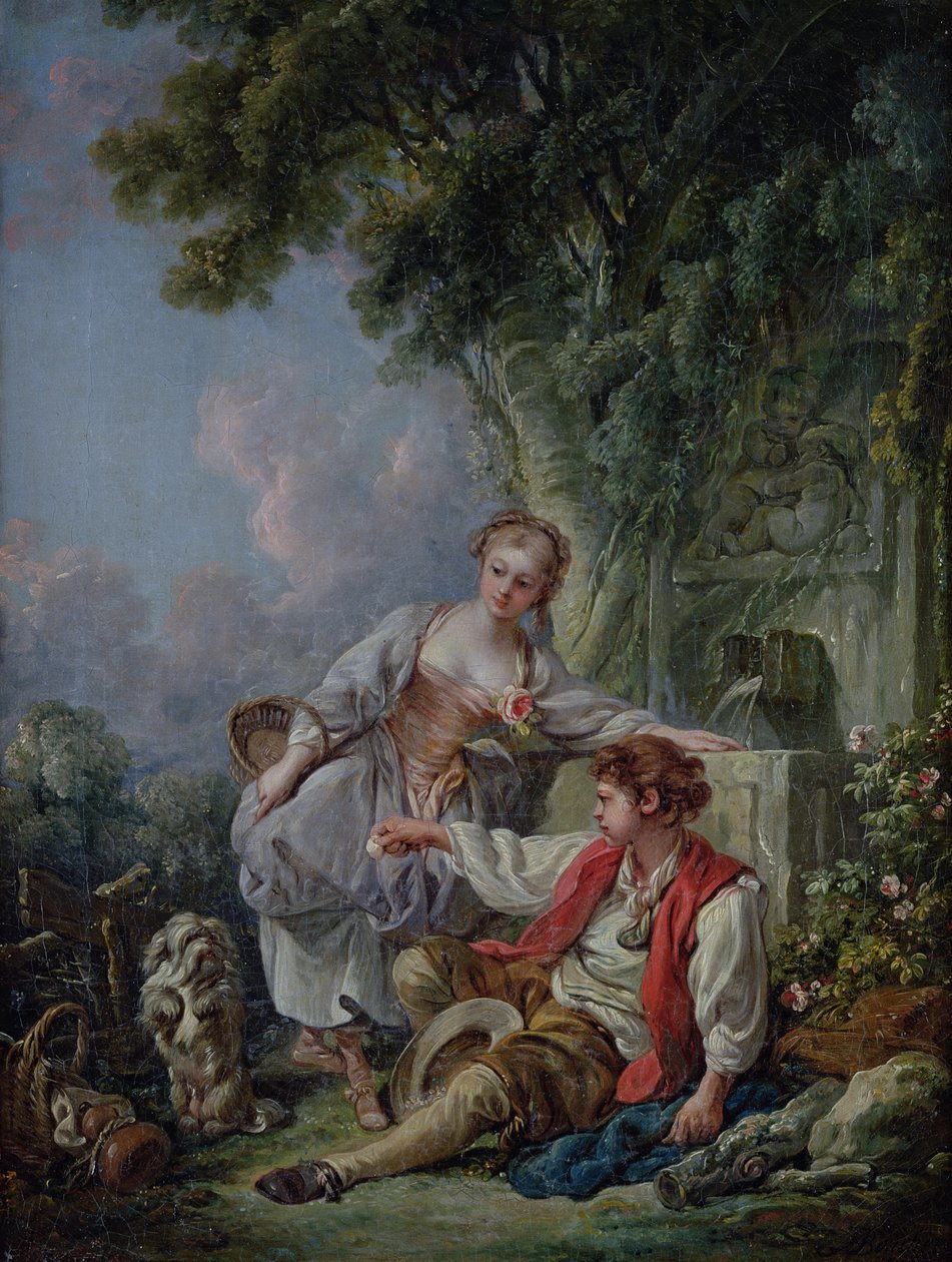 Gehoorzaamheid Beloond, of De Opvoeding van een Hond door François Boucher