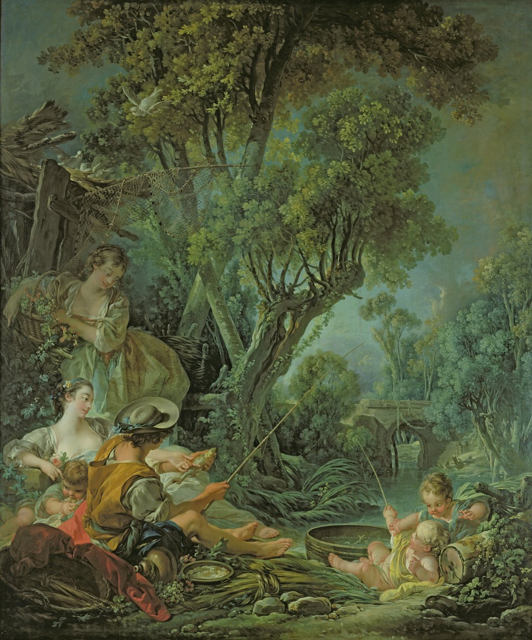 De visser, 1759 door François Boucher