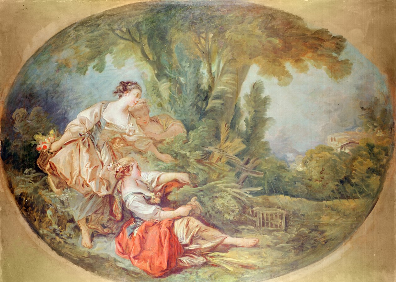 De vogelkooi door François Boucher