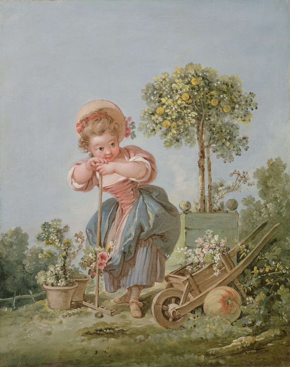 De kleine tuinier, ca. 1754 door François Boucher