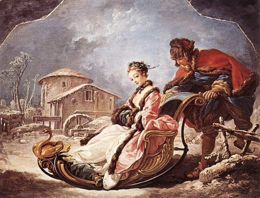 Winter door François Boucher