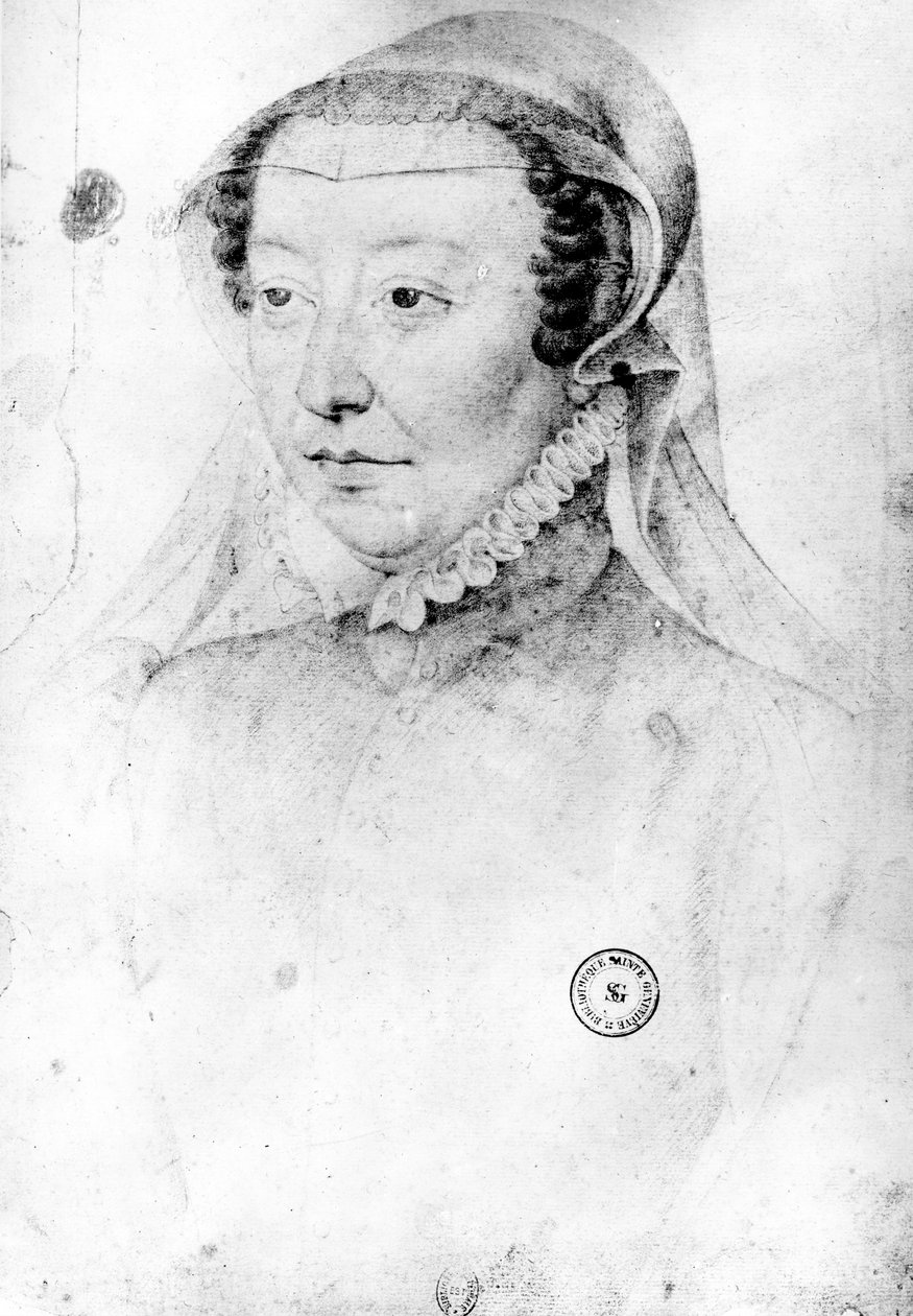 Catherine de Medici, ca. 1560 door François Clouet