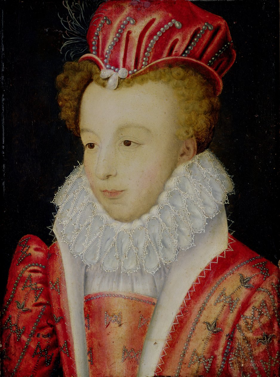 Marguerite de Valois (1553-1615) ca.1572 door François Clouet
