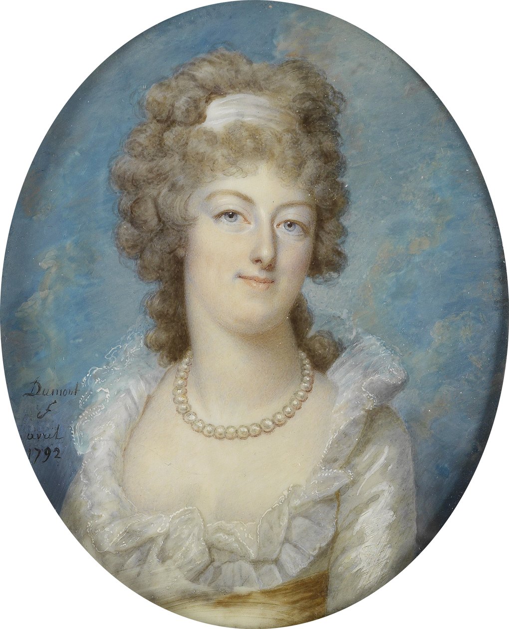 Portret van Marie Antoinette door Francois Dumont