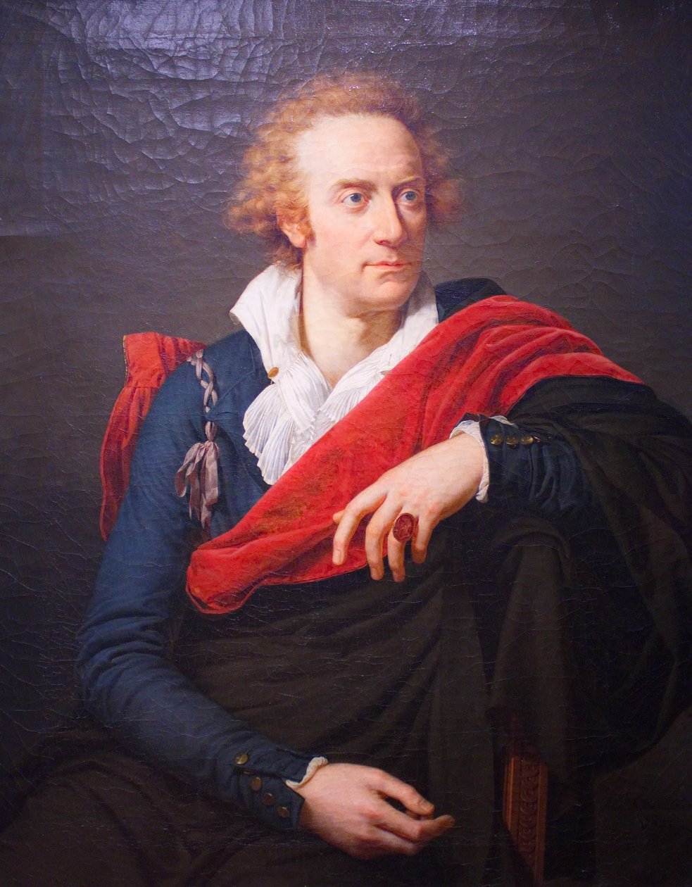 Portret van Vittorio Alfieri door Francois Xavier Fabre