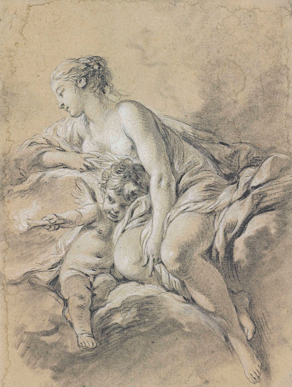 Boucher - Aurora en Cephalus door François Boucher