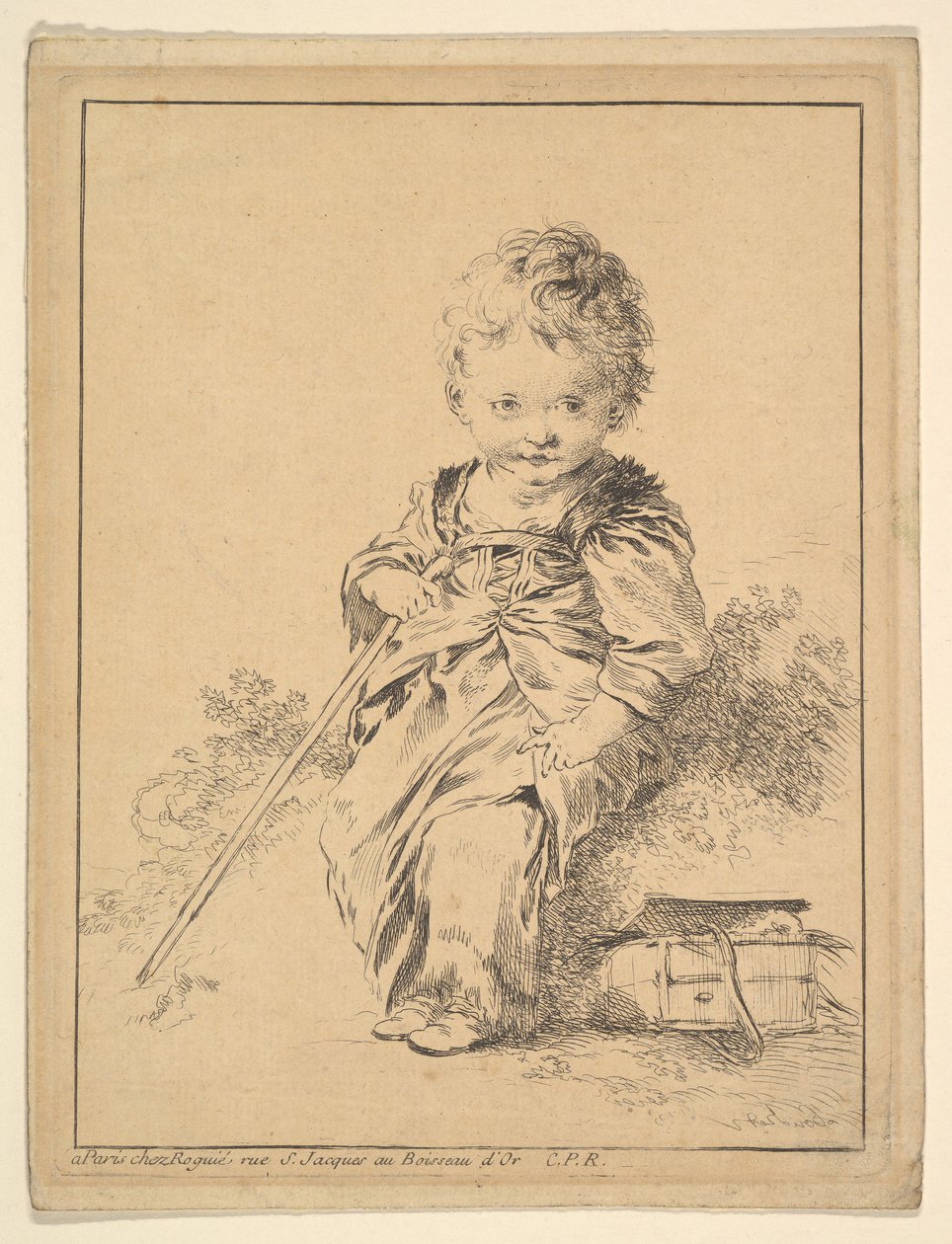 Kind met Staf door François Boucher