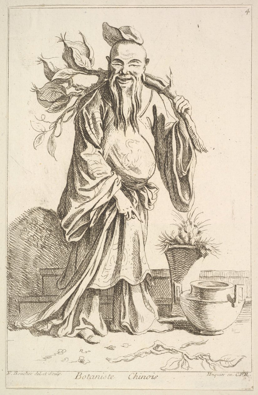Chinese botanicus, 1738-45 door François Boucher
