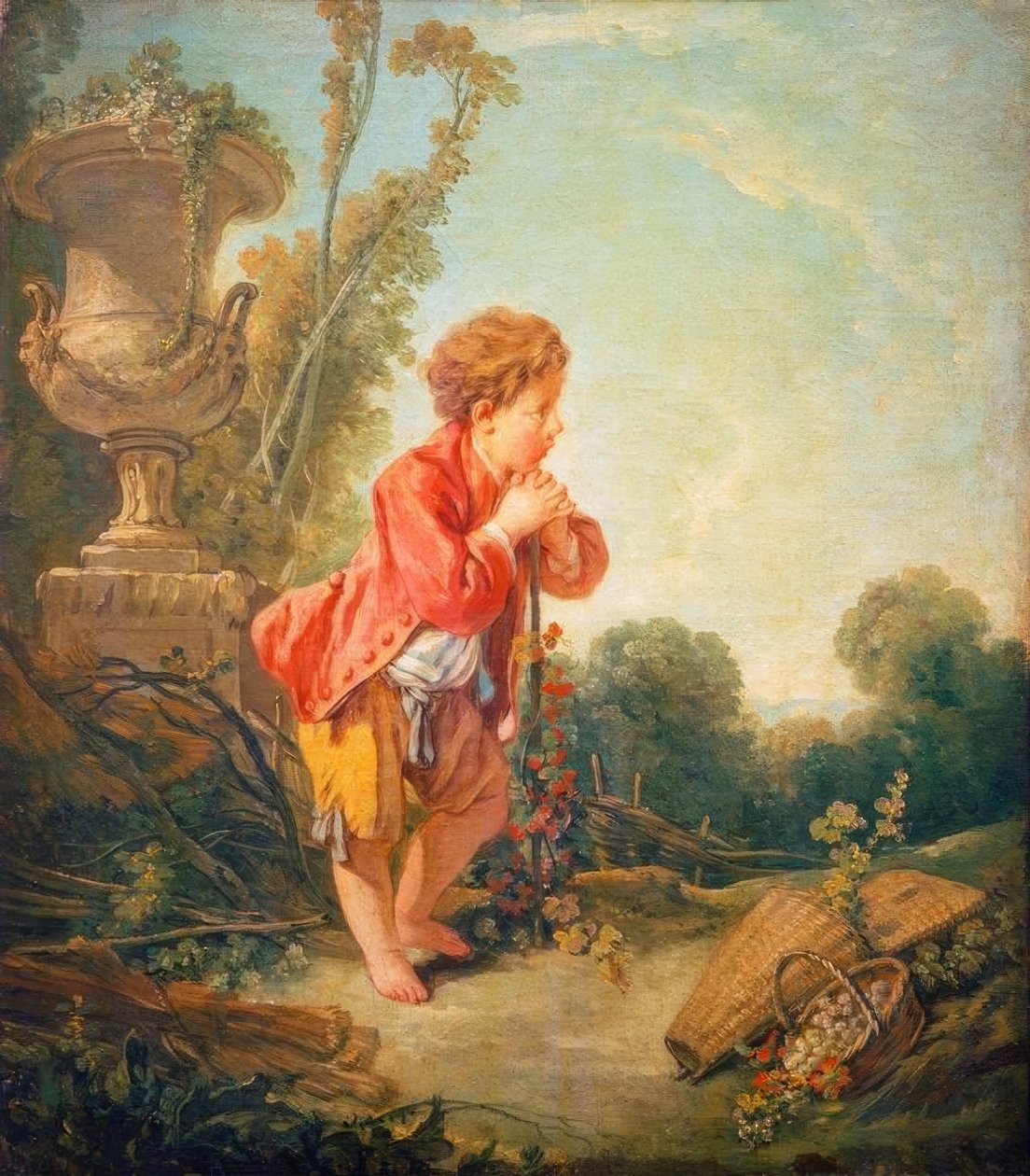 De Kleine Wijnboer door François Boucher