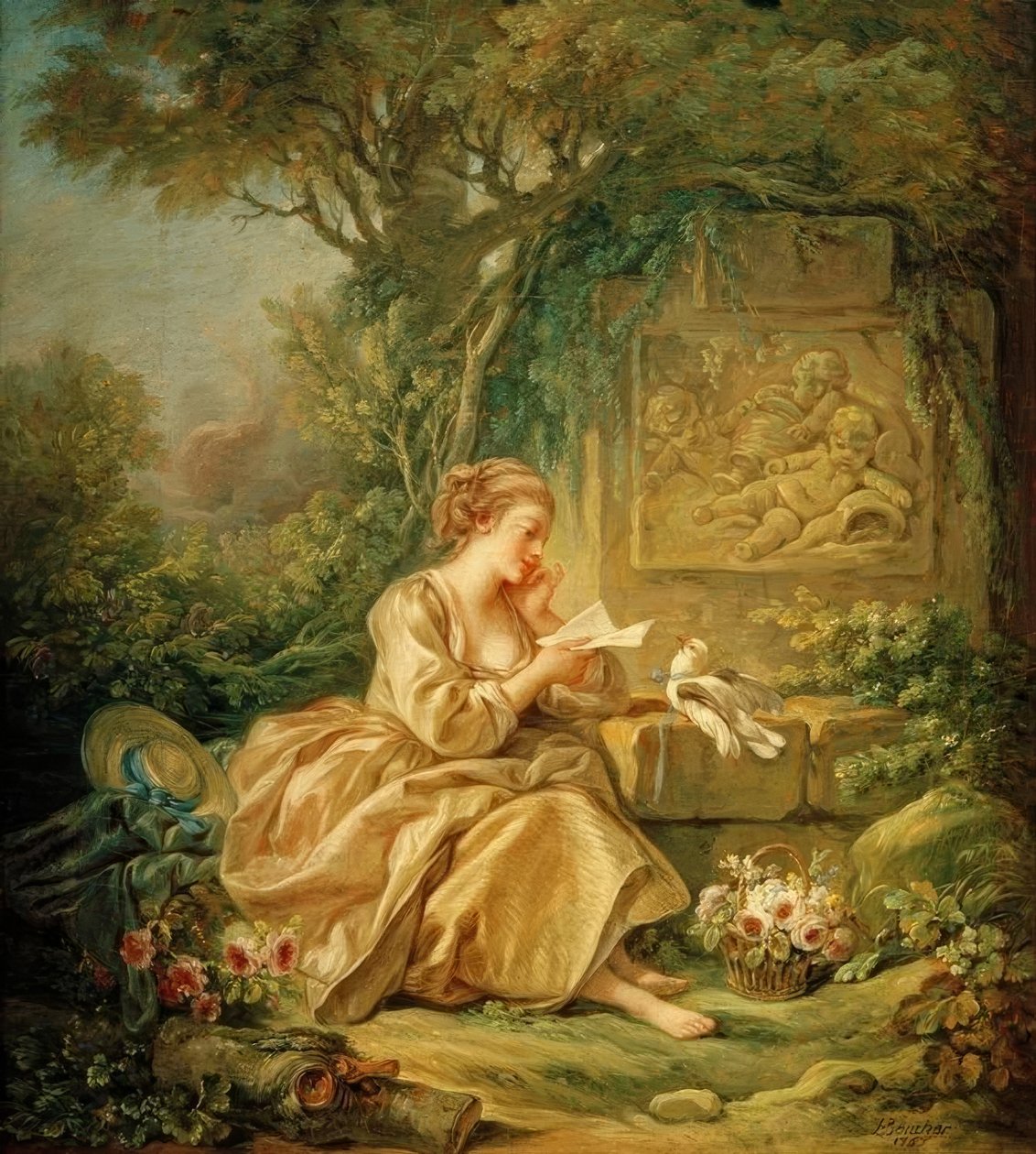 De geheime boodschap door François Boucher