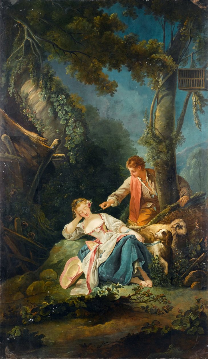 Avond of de onderbroken slaap door François Boucher