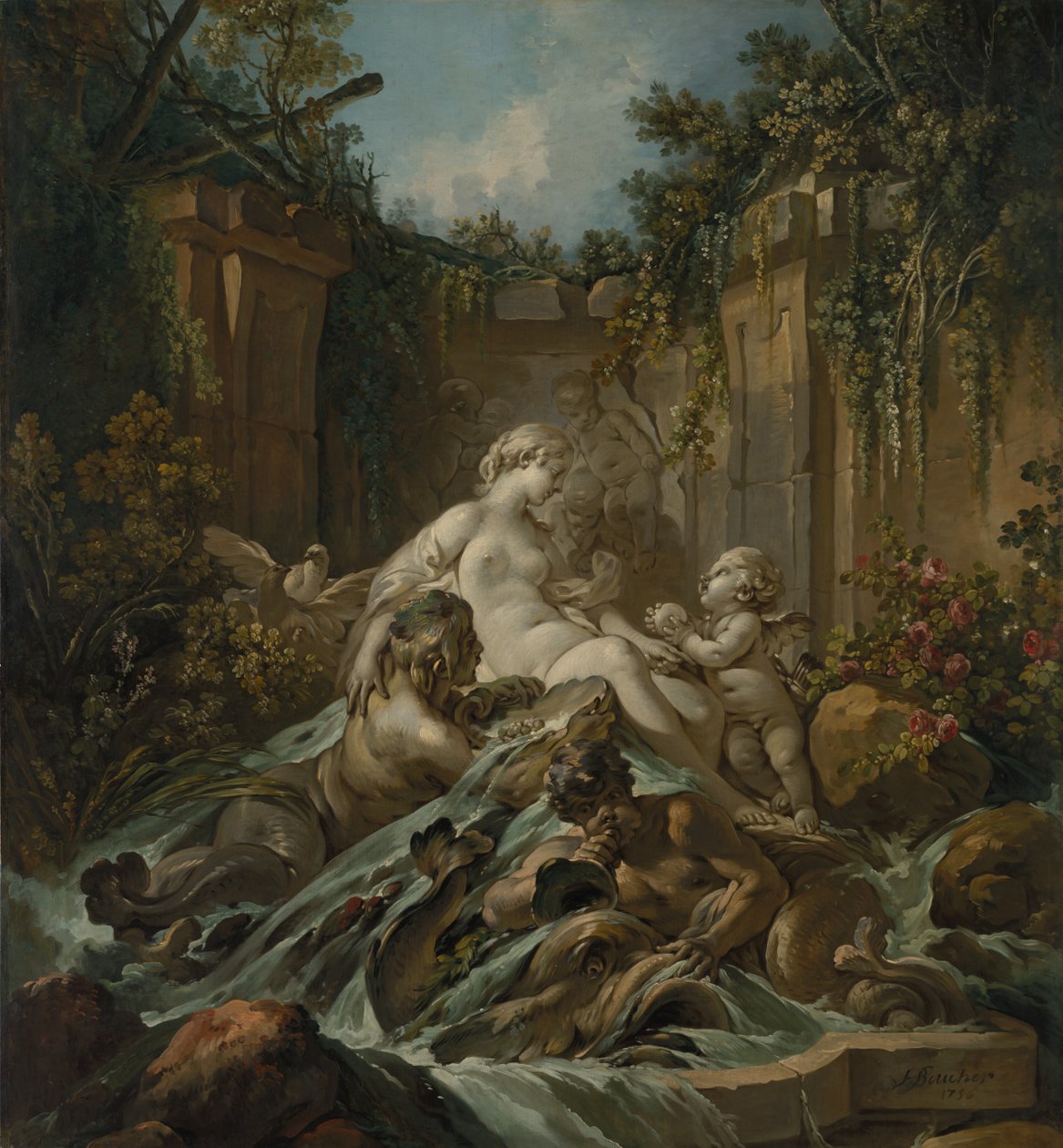 Fontein van Venus, 1756 door François Boucher