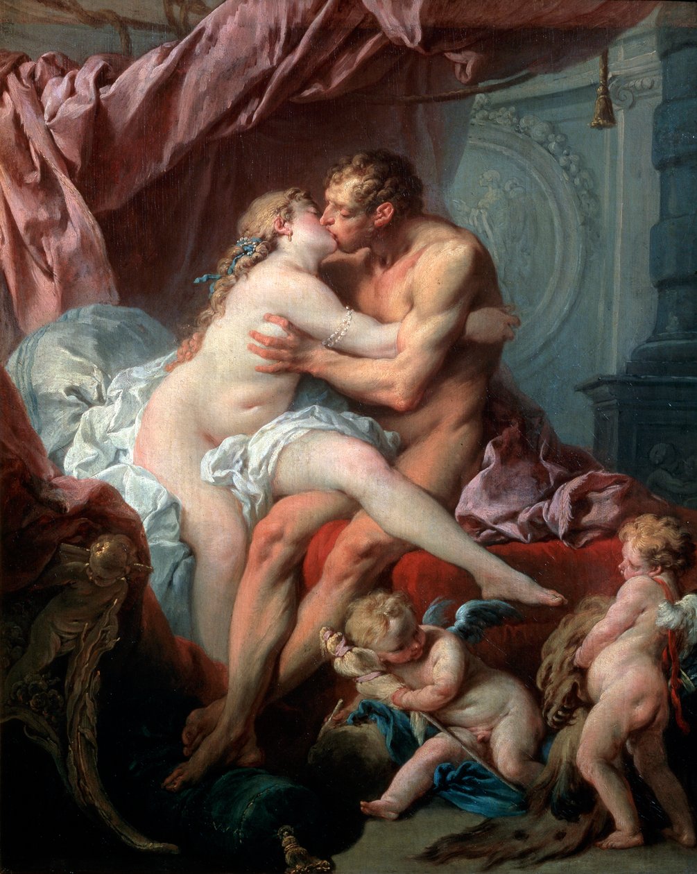 Heracles en Omphale door François Boucher