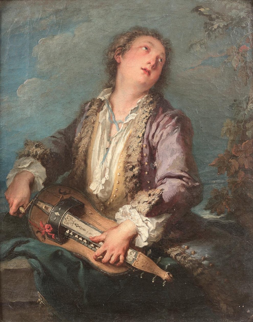 Draailierspeler door François Boucher