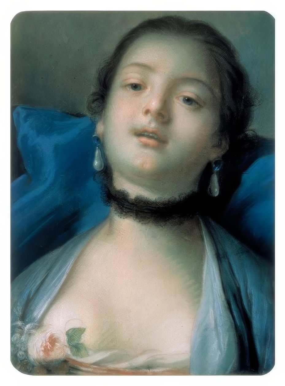 Jonge vrouw door François Boucher