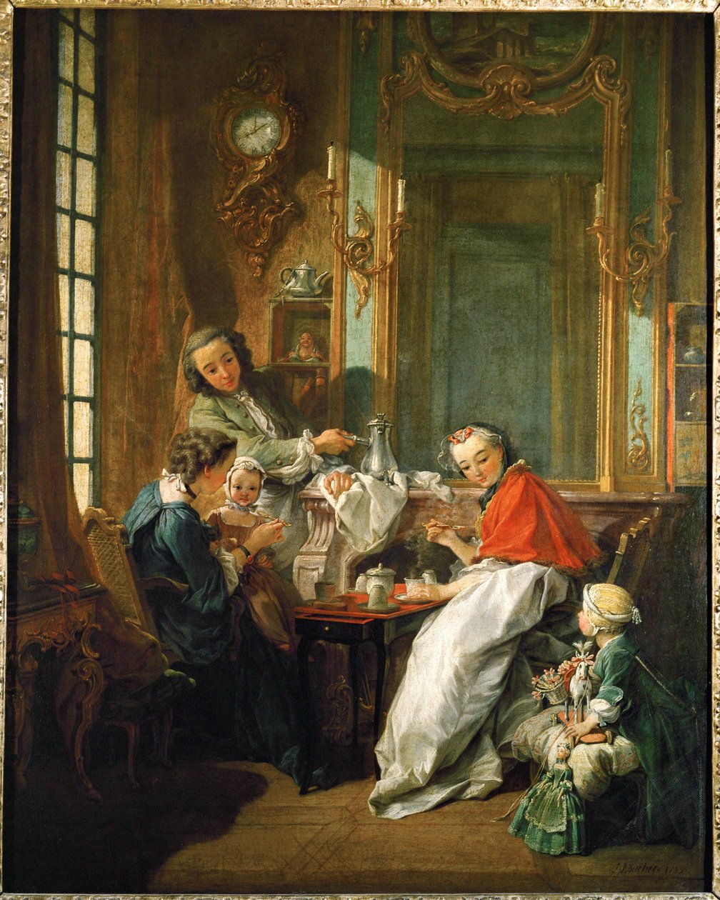 Le dejeuner - de lunch ... door François Boucher