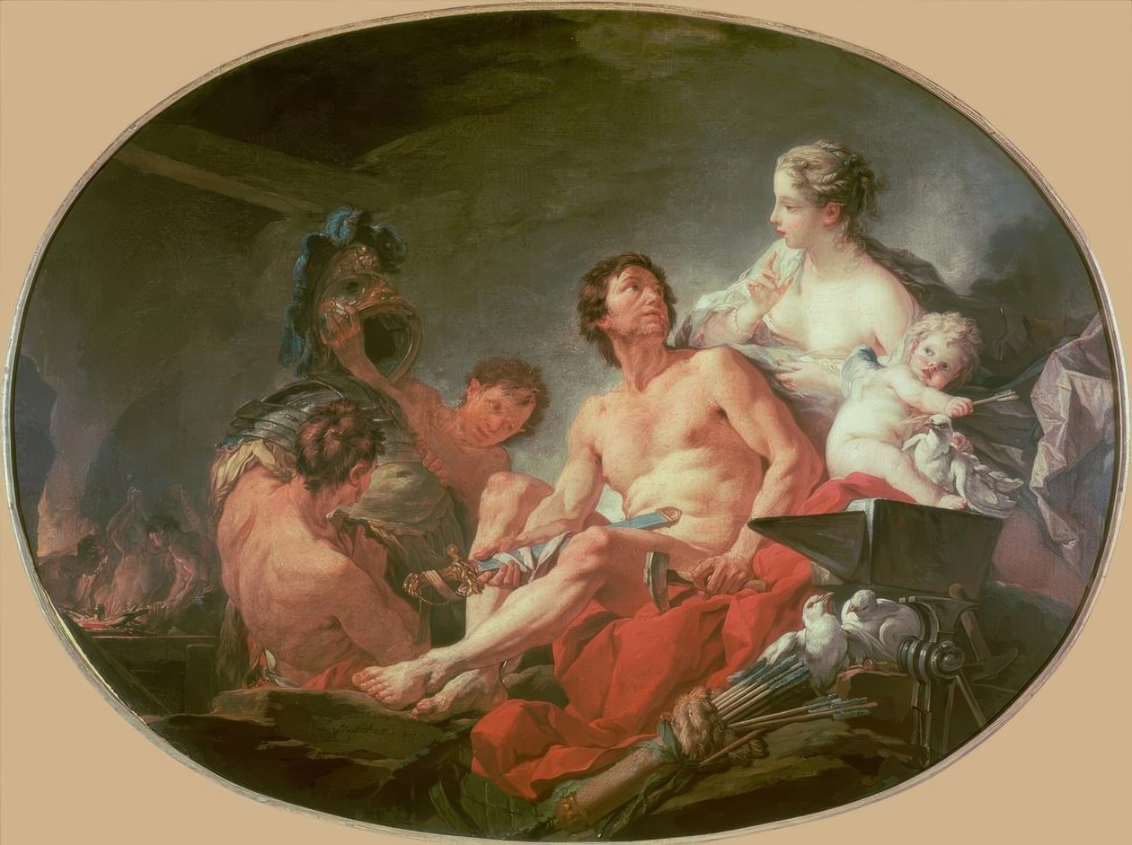 De smederijen van Vulcanus door François Boucher