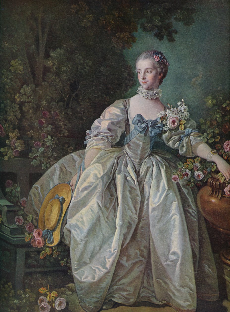Madame Bergeret, 1766 door François Boucher