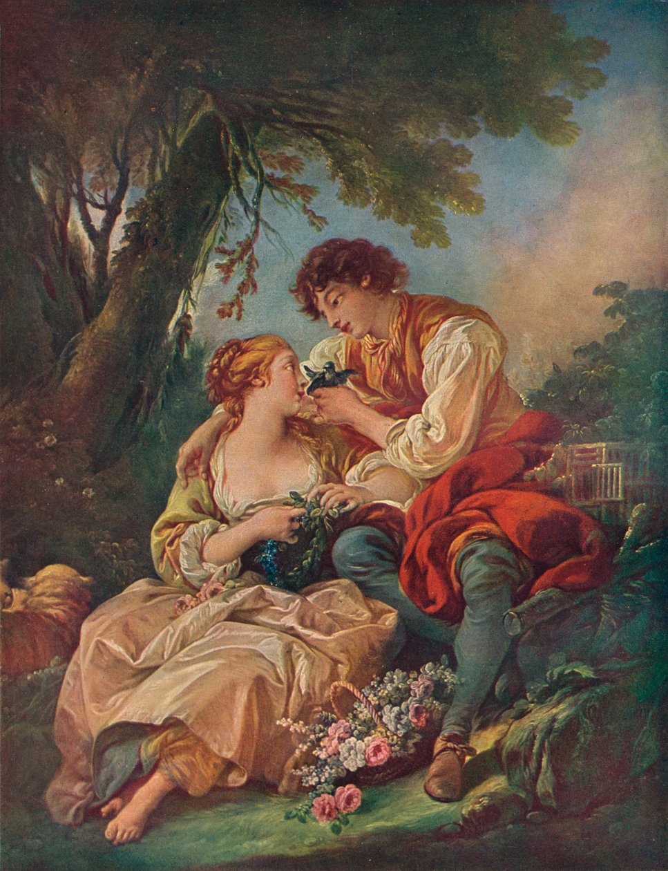 Pastoraal Onderwerp, 18e eeuw door François Boucher