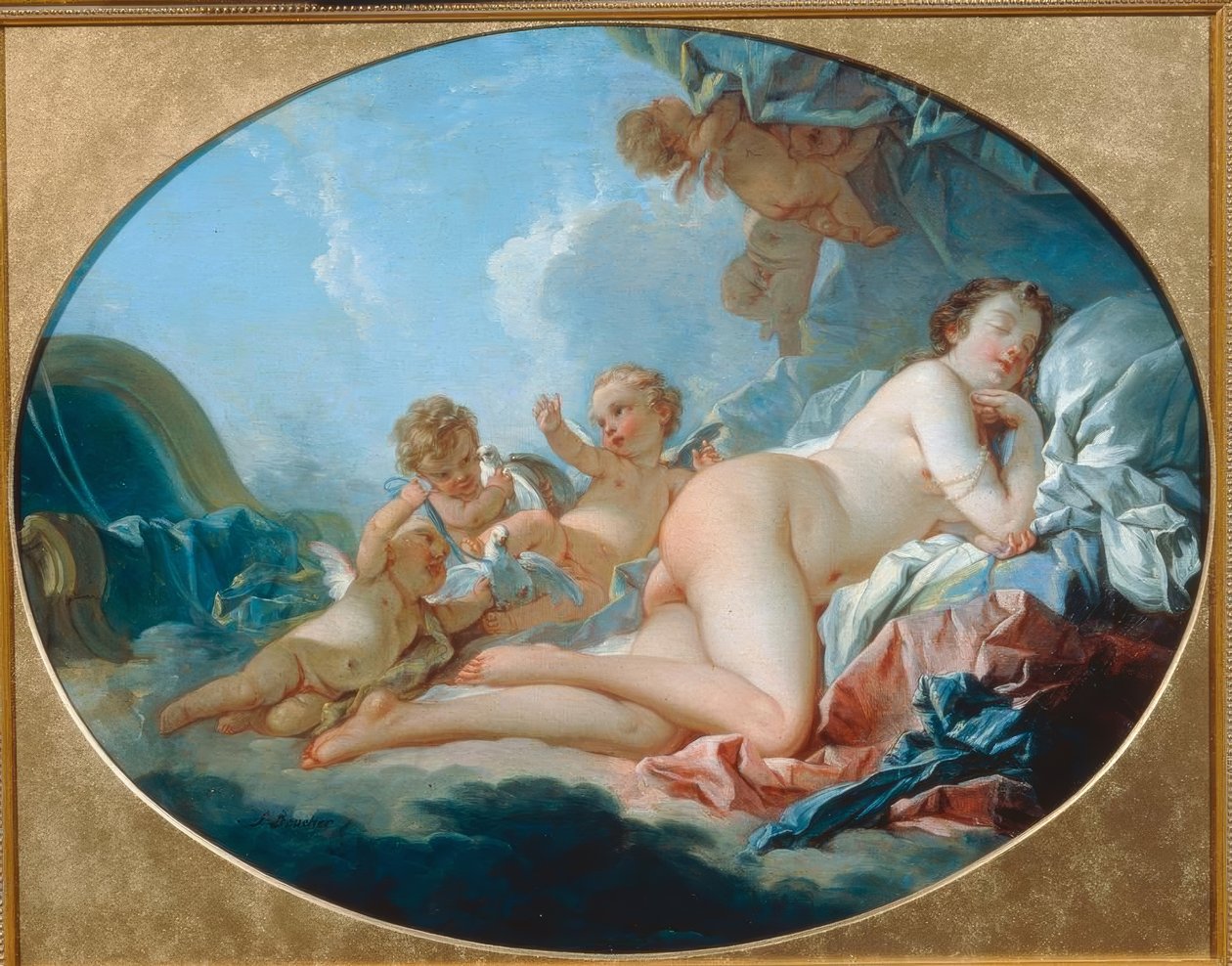 Slapende Venus door François Boucher