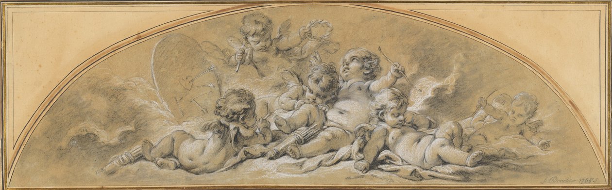 De Boogschietwedstrijd door François Boucher