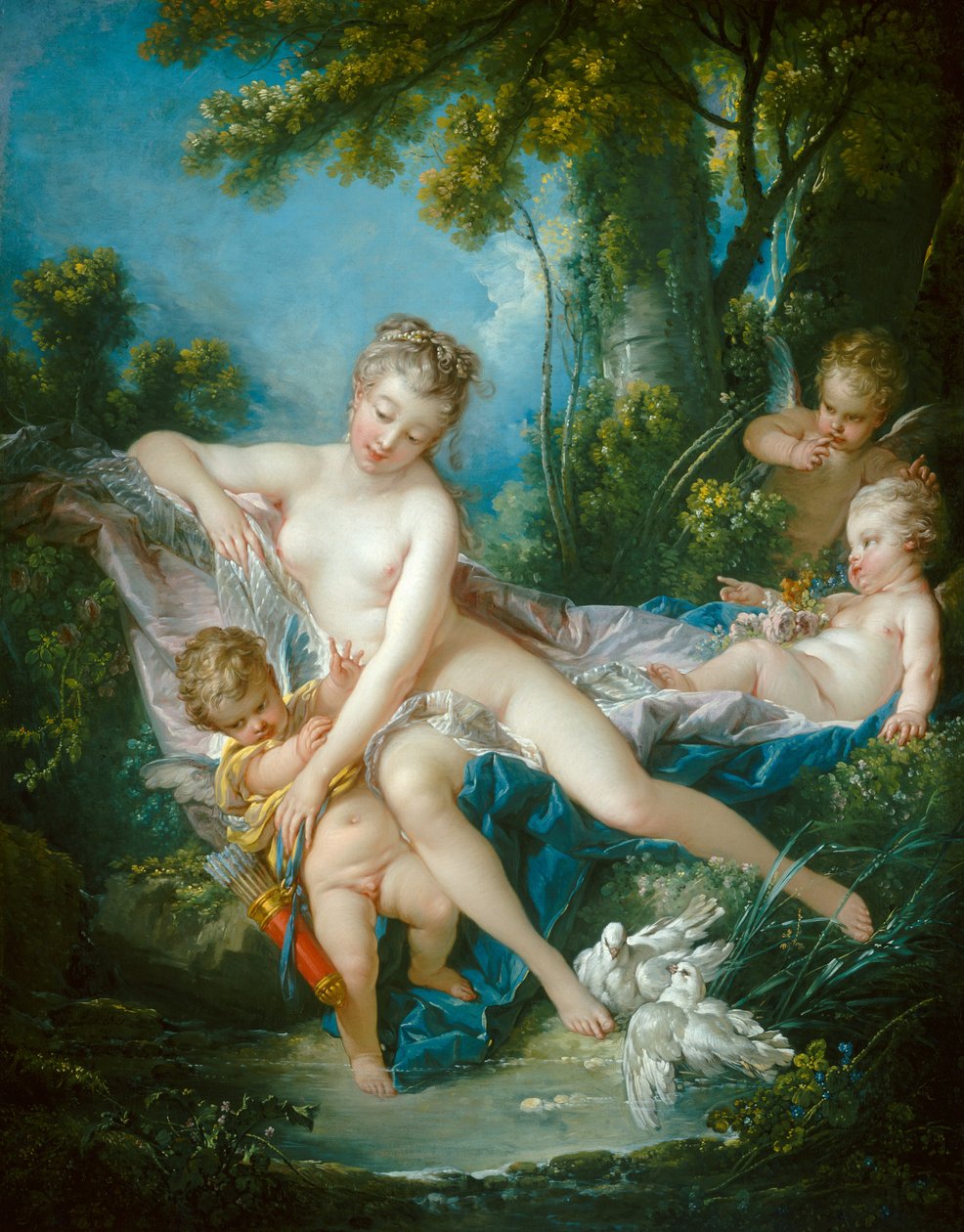 Het bad van Venus door François Boucher