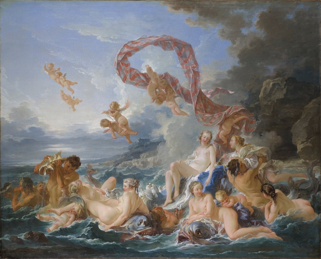 Triomf van Venus door François Boucher