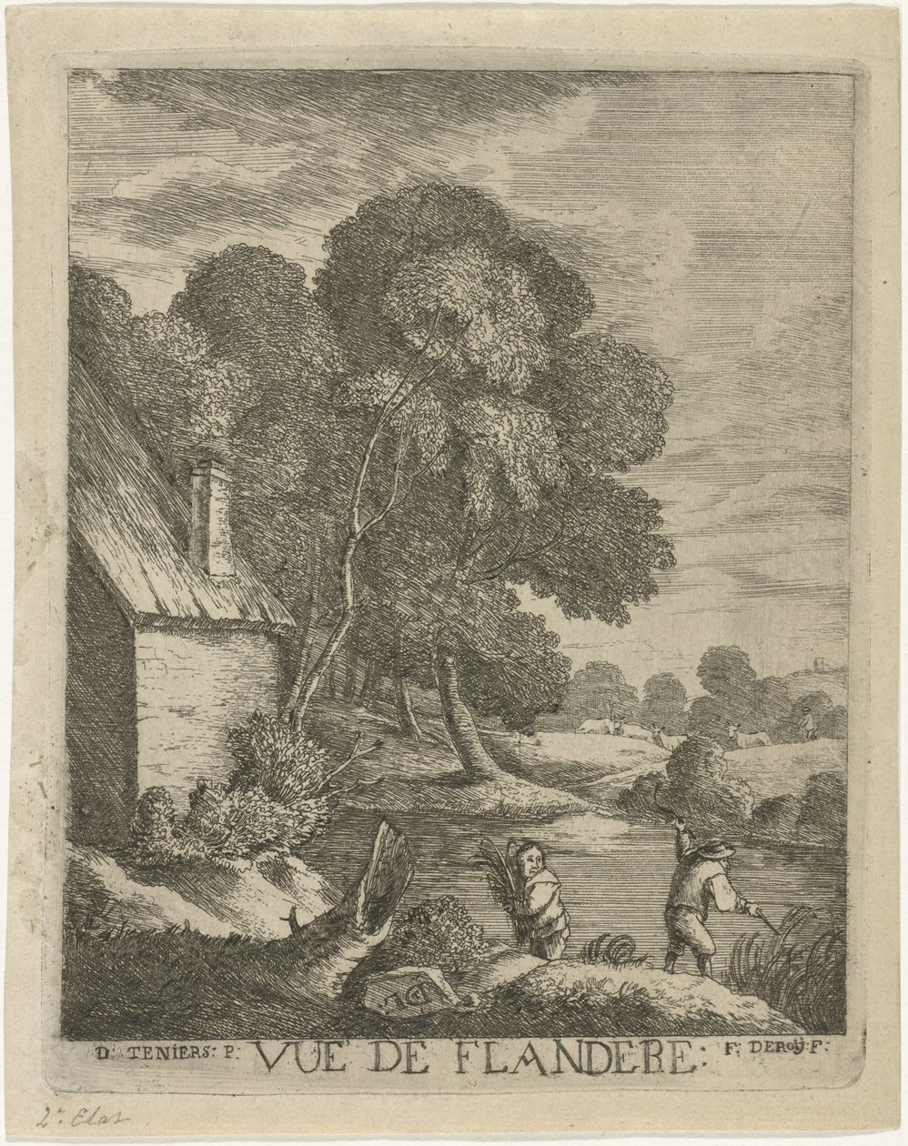 Vlaams landschap door François Deroy