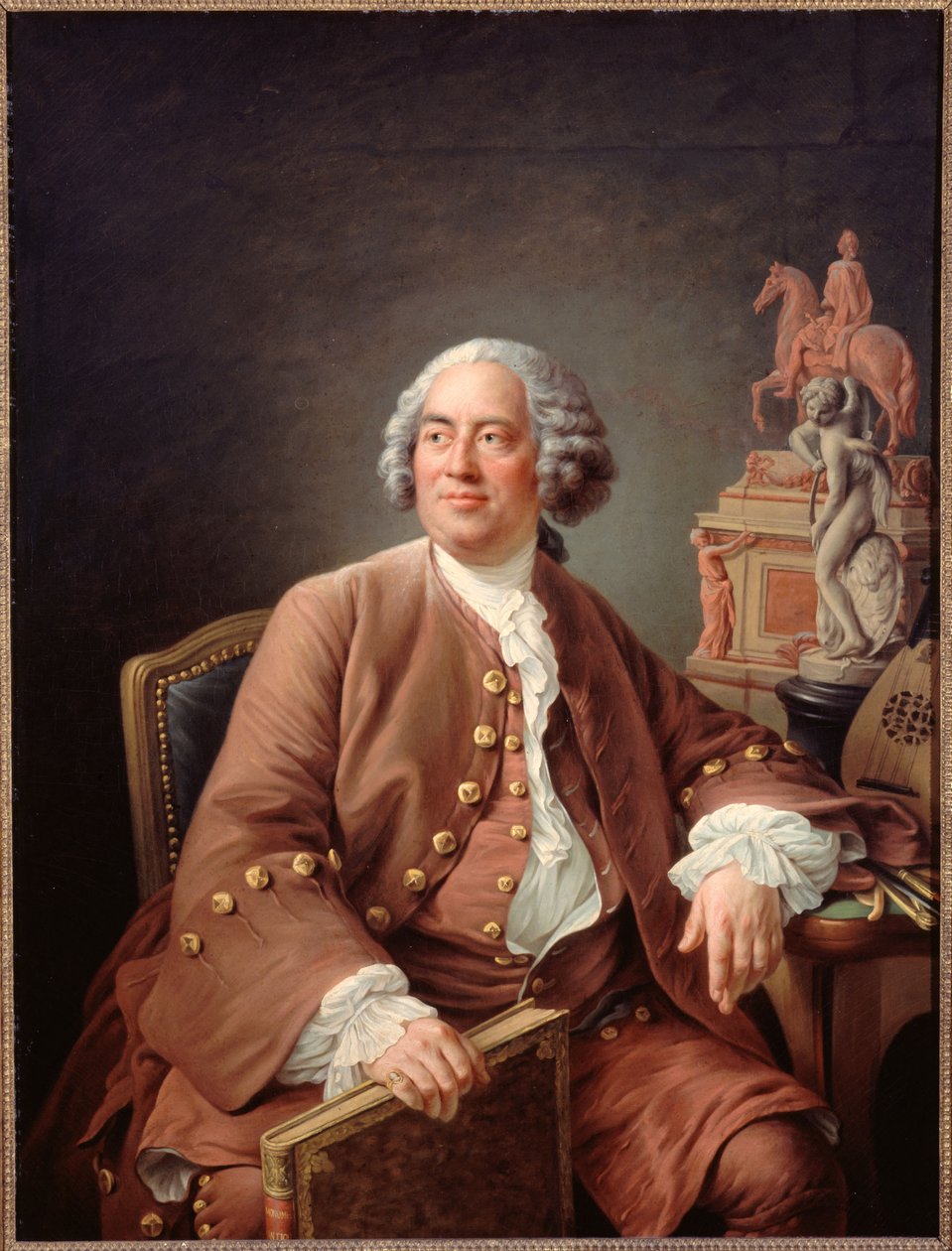 Edmé Bouchardon (1698-1762) door Francois Hubert Drouais