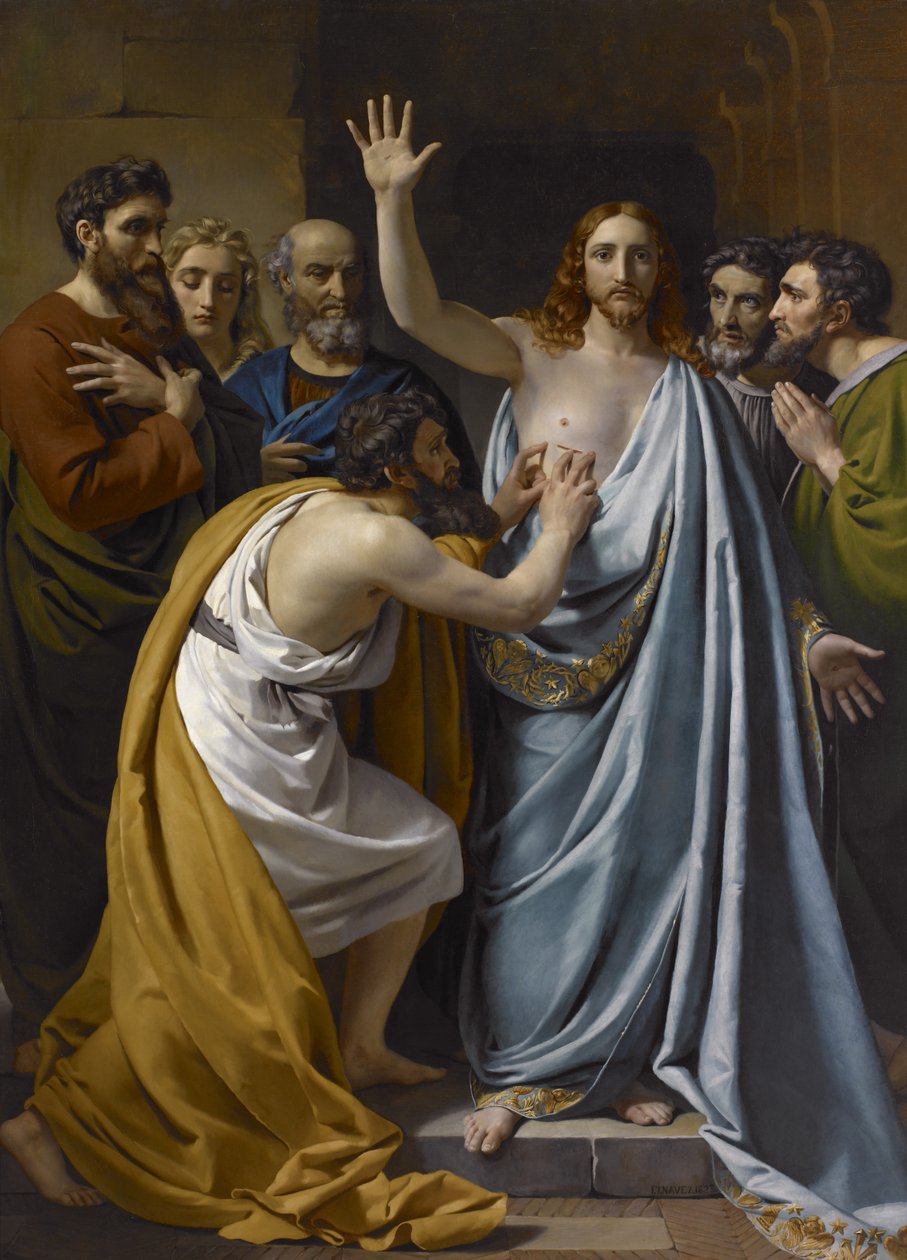 De Ongeloof van Sint Thomas door François Joseph Navez