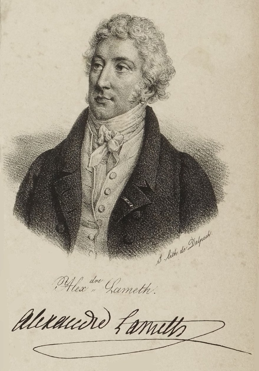 Alex.dre Lameth door Francois Seraphin Delpech
