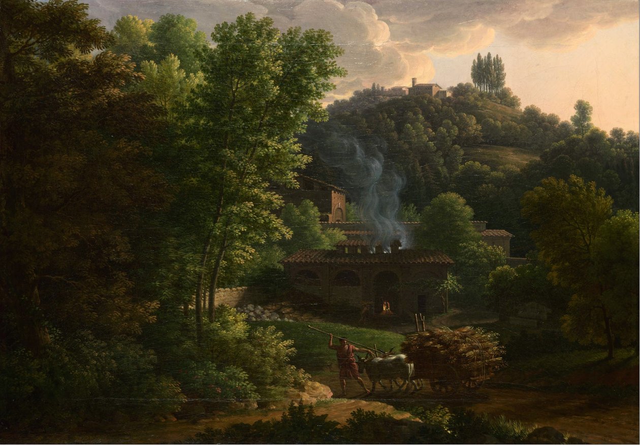 Italiaans landschap door Francois Xavier Fabre