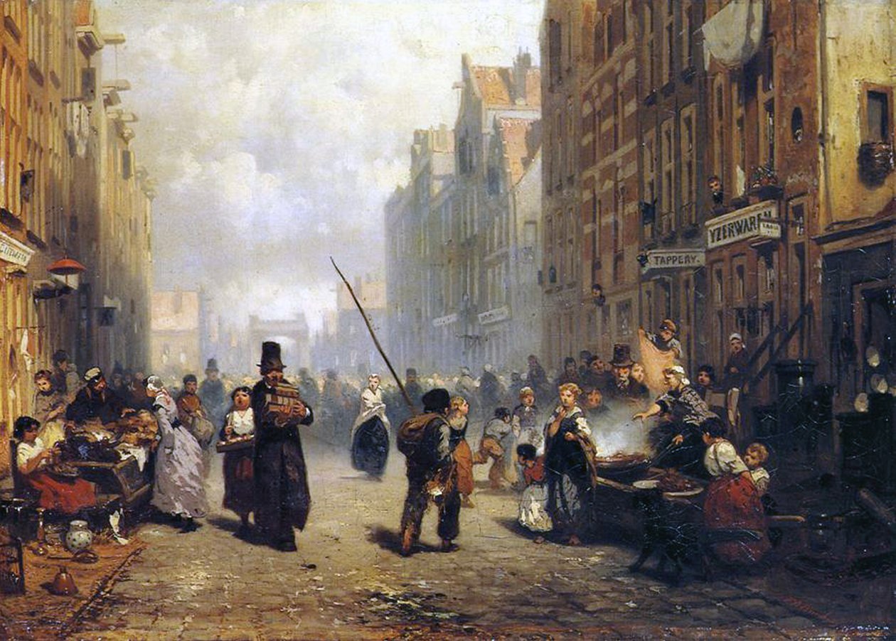 Amsterdam, de Joodse Wijk door Frans Arnold Breuhaus de Groot