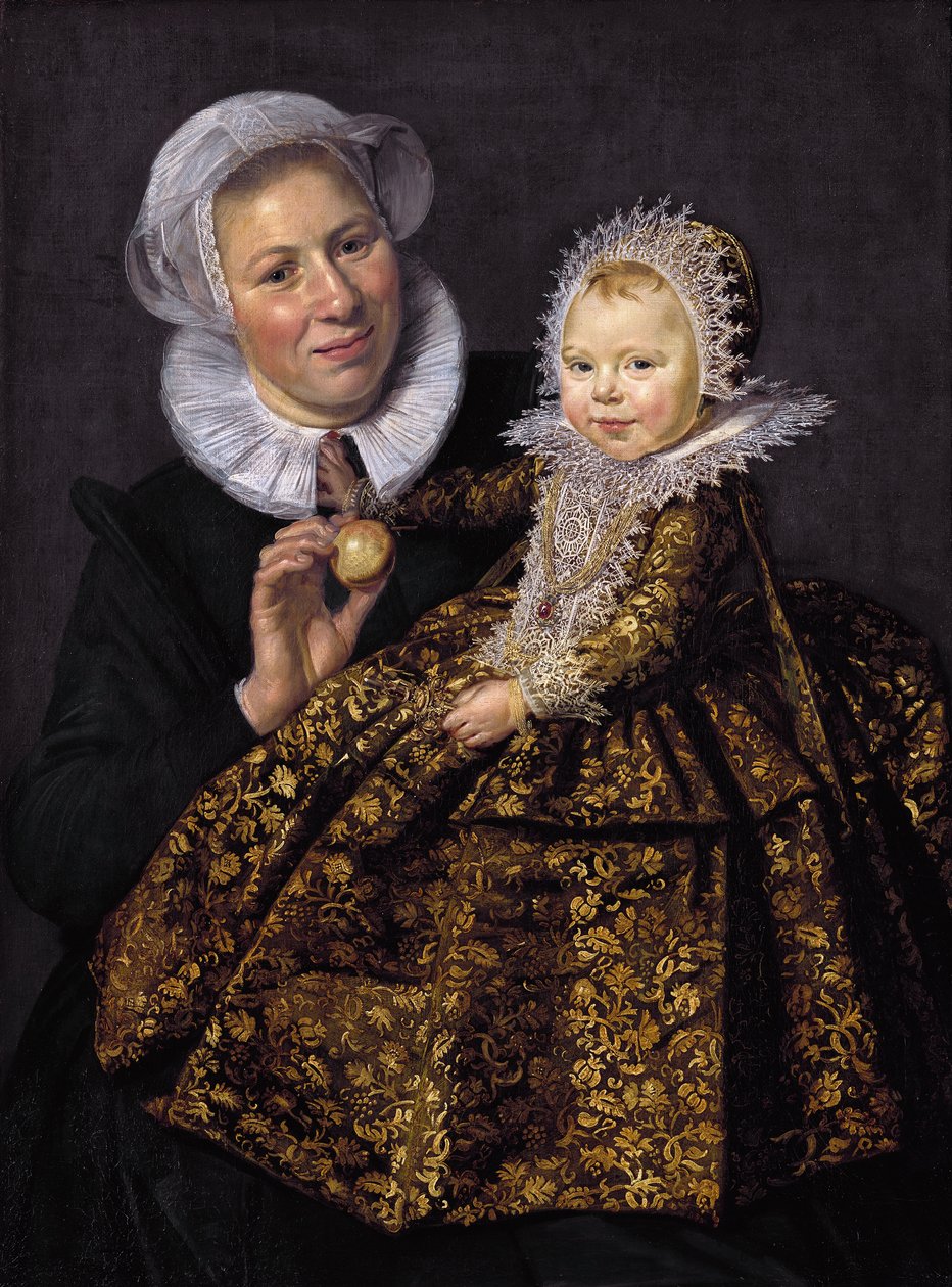 De voedster met het kind door Frans Hals