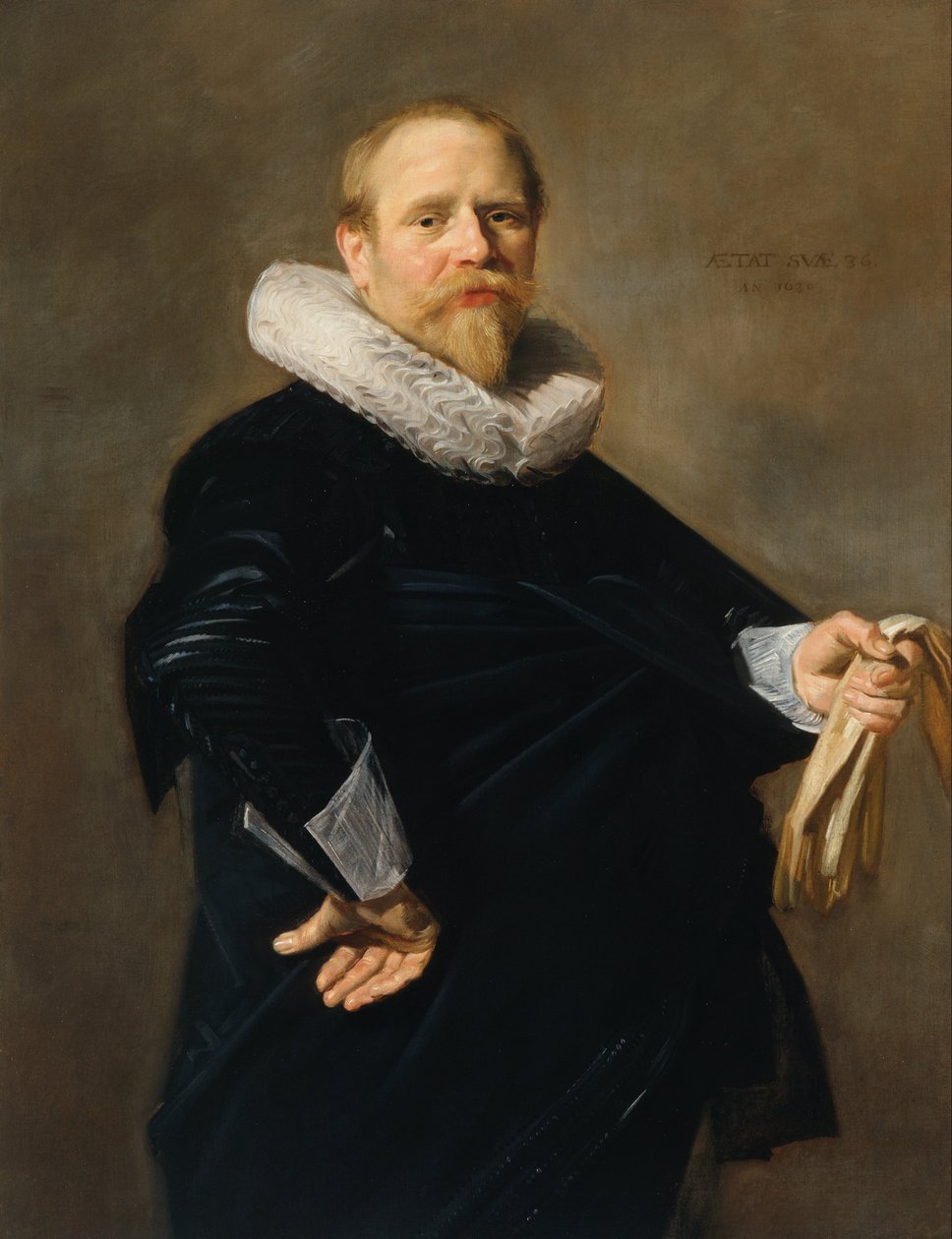 Portret van een man door Frans Hals